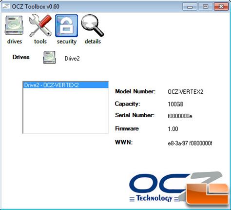 OCZ SSD Utility 4.0.0012