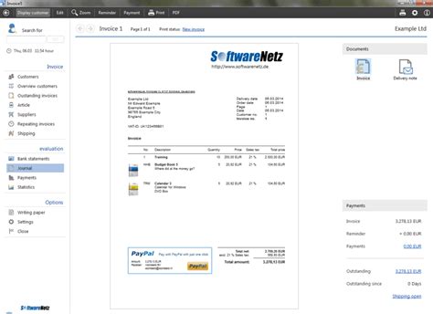 Softwarenetz Invoice 11.14 Download